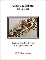 ***ORDER DIRECT FROM PUB***Allegro and Minuet Oboe Duet cover